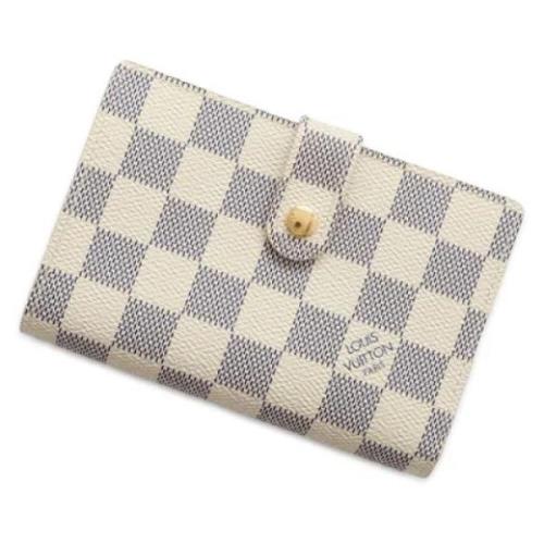 Pre-owned Fabric wallets Louis Vuitton Vintage , Beige , Dames