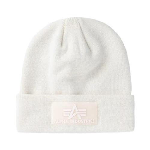 Klassieke Beanie met Moderne Functionaliteit Alpha Industries , White ...