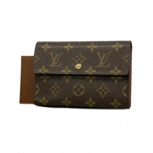 Pre-owned Fabric wallets Louis Vuitton Vintage , Brown , Dames