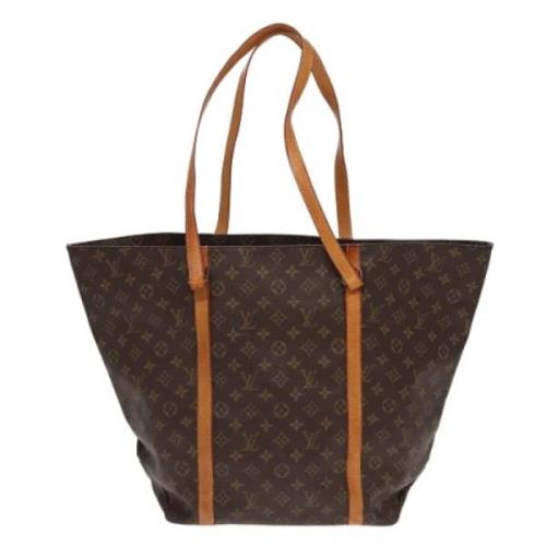 Pre-owned Canvas totes Louis Vuitton Vintage , Brown , Dames