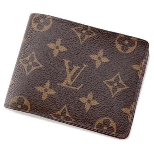 Pre-owned Fabric wallets Louis Vuitton Vintage , Brown , Heren