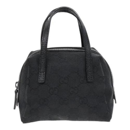 Pre-owned Canvas gucci-bags Gucci Vintage , Black , Dames