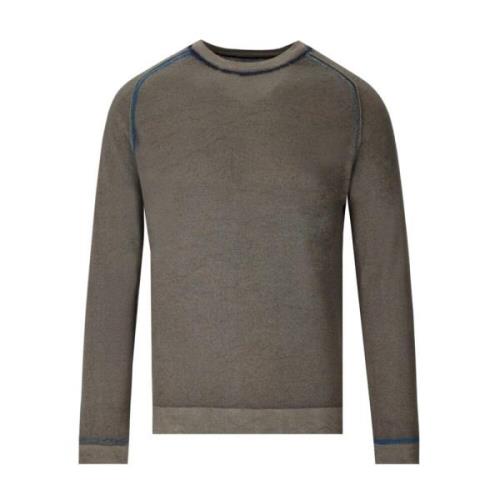 Plata Mud Crewneck Jumper Bob , Brown , Heren