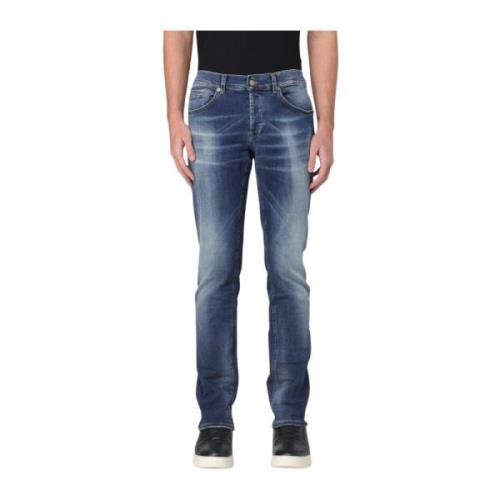 Gewassen denim George broek Dondup , Blue , Heren