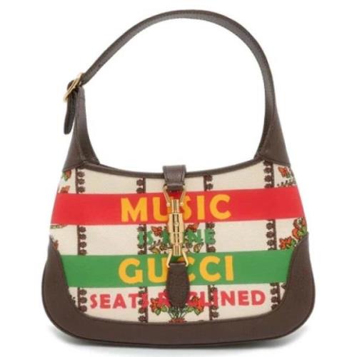 Pre-owned Canvas handbags Gucci Vintage , Brown , Dames