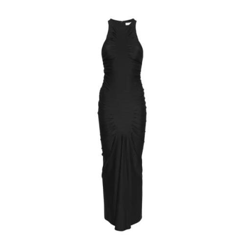 Zwarte Maxi Jurk Deni Gauge81 , Black , Dames