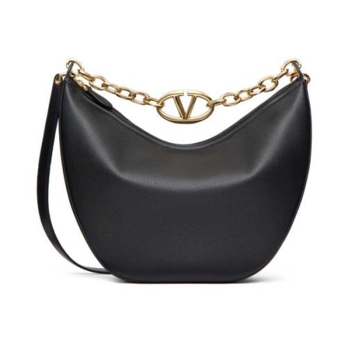 Stijlvolle Hobo Tas Valentino Garavani , Black , Dames