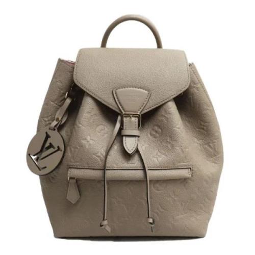 Pre-owned Canvas backpacks Louis Vuitton Vintage , Gray , Dames