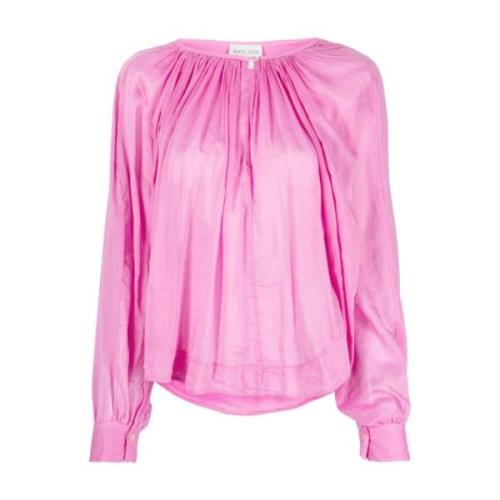 Bohemian cocon shirt in roze Forte Forte , Pink , Dames