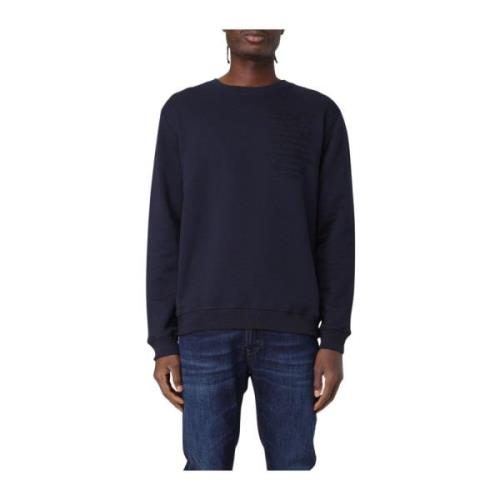 Basis Crewneck Sweatshirt Dondup , Black , Heren