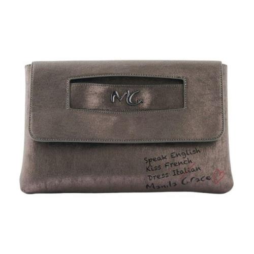 Stijlvolle Clutch Tas Manila Grace , Brown , Dames