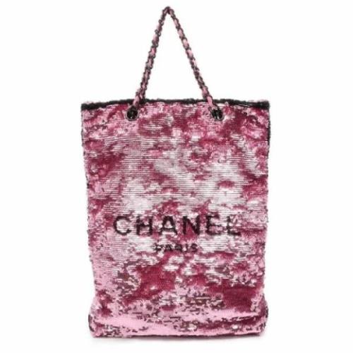 Pre-owned Leather shoulder-bags Chanel Vintage , Pink , Dames