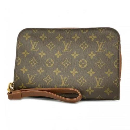 Pre-owned Fabric louis-vuitton-bags Louis Vuitton Vintage , Brown , Da...