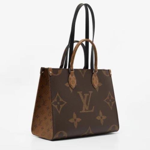 Pre-owned Coated canvas totes Louis Vuitton Vintage , Brown , Dames