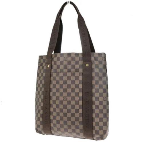 Pre-owned Canvas totes Louis Vuitton Vintage , Brown , Dames