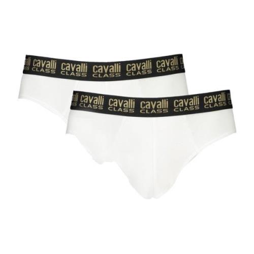 Heren Wit Slip Bi-Pack Cavalli Class , White , Heren