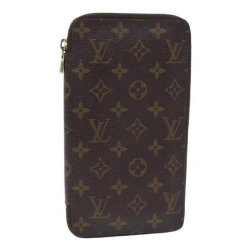 Pre-owned Canvas wallets Louis Vuitton Vintage , Brown , Dames