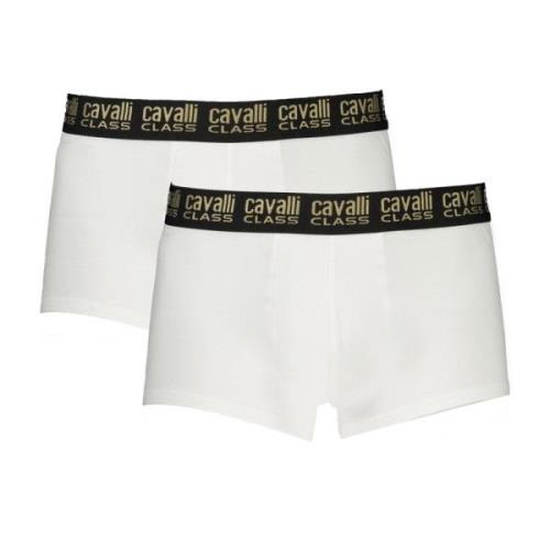 Heren Wit Boxer Briefs Bi-Pack Cavalli Class , White , Heren