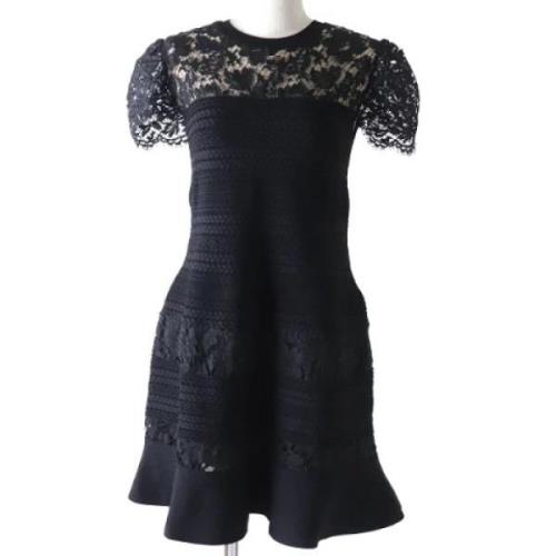 Pre-owned Canvas dresses Valentino Vintage , Black , Dames