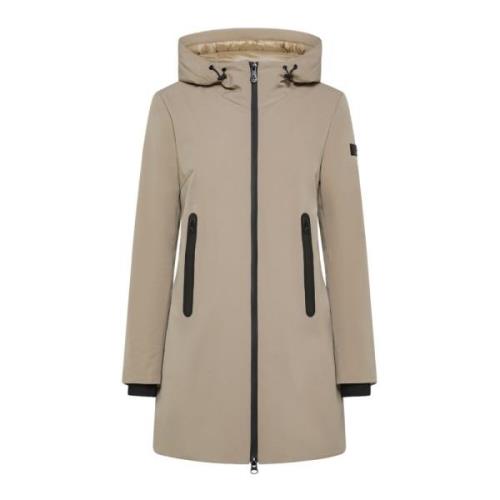 Stijlvolle Winterjas Peuterey , Beige , Dames