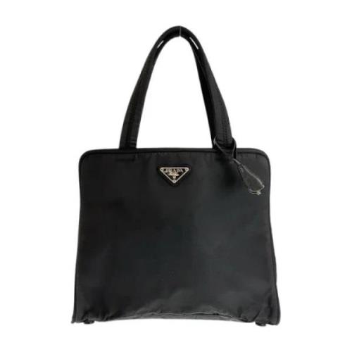 Pre-owned Canvas handbags Prada Vintage , Black , Dames