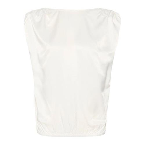 Elegante Wrap Top in Snow White My Essential Wardrobe , White , Dames