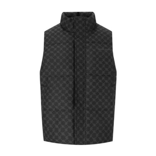 Zwart Monogram Jacquard Vest Daily Paper , Black , Heren