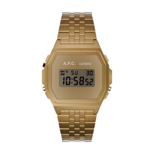 Vintage A1000 horloge met LED-achtergrondverlichting A.p.c. , Yellow ,...