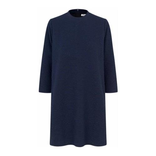 Navy Tuniek met Geweven Patroon Masai , Blue , Dames