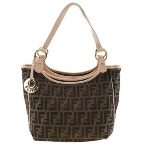 Pre-owned Canvas totes Fendi Vintage , Brown , Dames