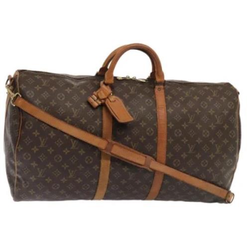 Pre-owned Canvas travel-bags Louis Vuitton Vintage , Brown , Dames