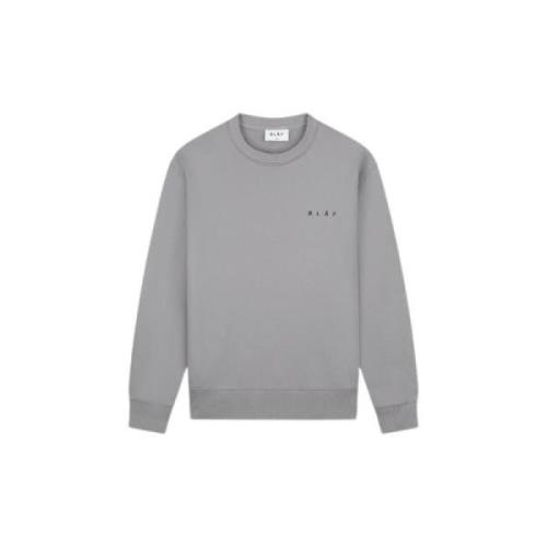 Nostalgia Face Crewneck Sweater Olaf Hussein , Gray , Dames