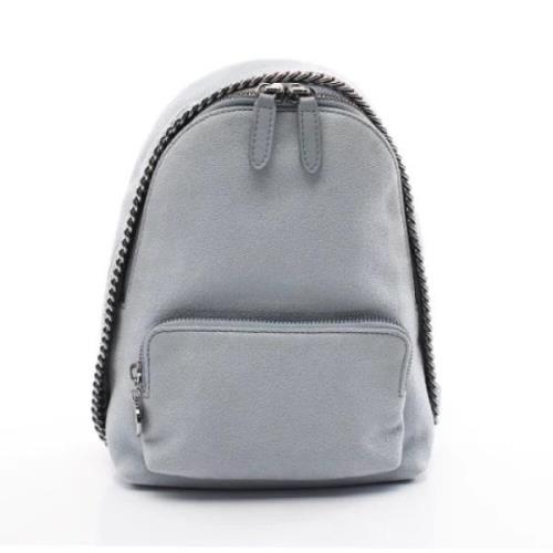 Pre-owned Leather backpacks Stella McCartney Pre-owned , Blue , Dames