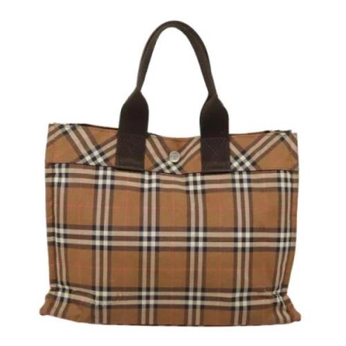 Pre-owned Fabric totes Burberry Vintage , Brown , Dames