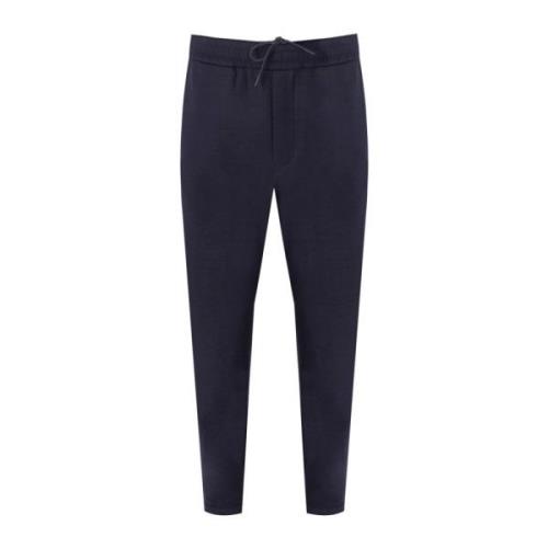 Navy Blue Reis Essentials Broek Emporio Armani , Blue , Heren