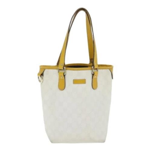 Pre-owned Leather gucci-bags Gucci Vintage , White , Dames