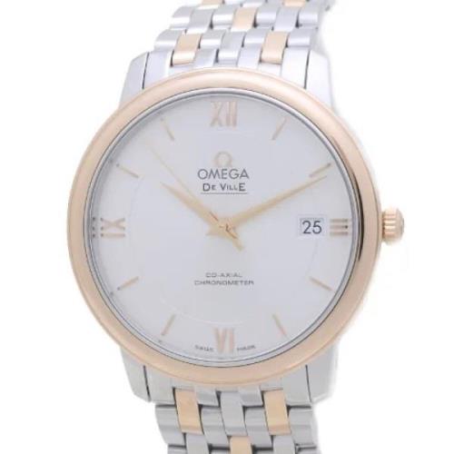 Pre-owned Rose Gold watches Omega Vintage , White , Heren