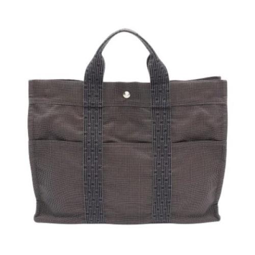 Pre-owned Canvas totes Hermès Vintage , Brown , Dames