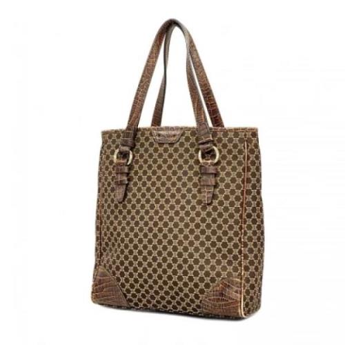 Pre-owned Canvas celine-bags Celine Vintage , Brown , Dames