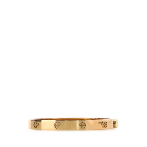 Elegante Gouden Metalen Armband Tory Burch , Yellow , Dames