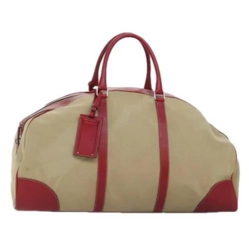 Pre-owned Canvas prada-bags Prada Vintage , Beige , Dames