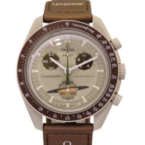 Pre-owned Plastic watches Omega Vintage , Beige , Heren