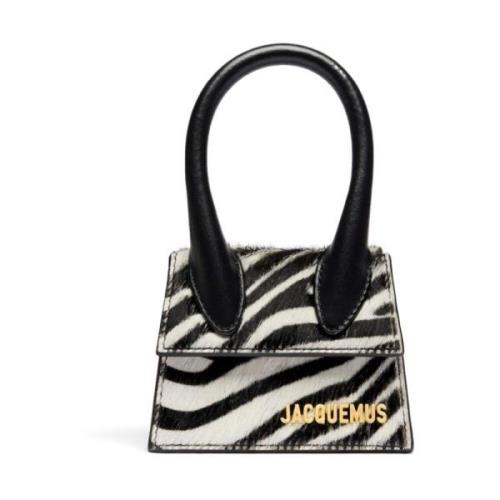 Zebra Print Schoudertas Jacquemus , Black , Dames