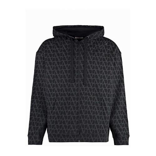 Stijlvolle Jas voor Mannen Valentino , Black , Heren