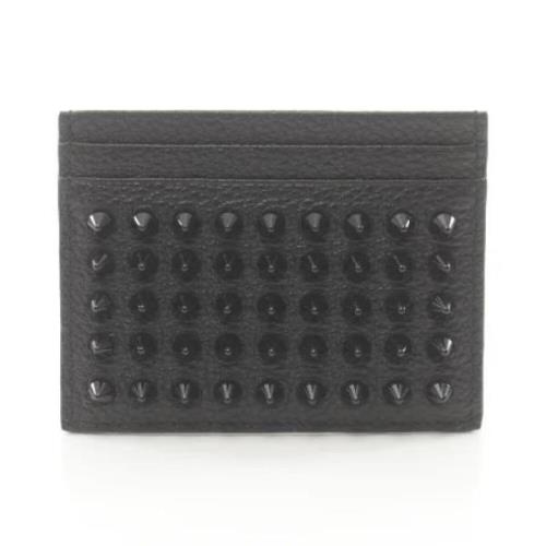 Pre-owned Leather wallets Christian Louboutin Pre-owned , Black , Dame...