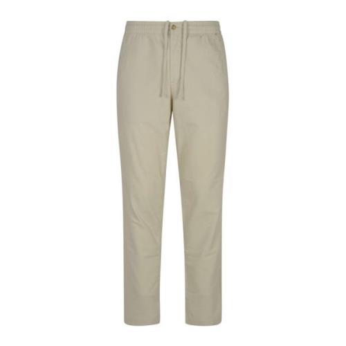 Beige Broek met Platte Voorkant Polo Ralph Lauren , Beige , Heren