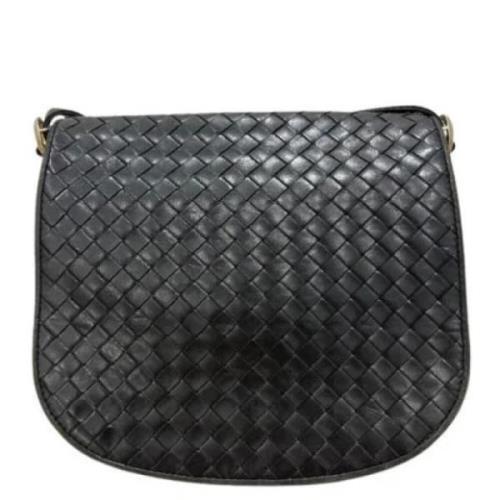 Pre-owned Leather shoulder-bags Bottega Veneta Vintage , Black , Dames