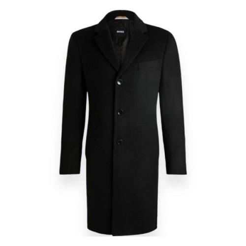 Stijlvolle Jas met H-Hyde Detail Hugo Boss , Black , Heren