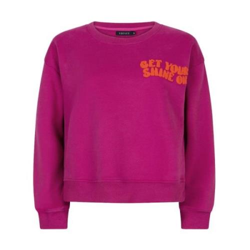 Stijlvolle Sweatshirt Krijg Je Glans Ydence , Pink , Dames