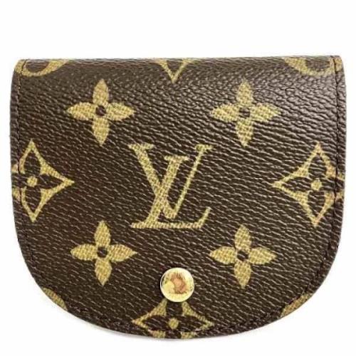 Pre-owned Canvas wallets Louis Vuitton Vintage , Brown , Heren